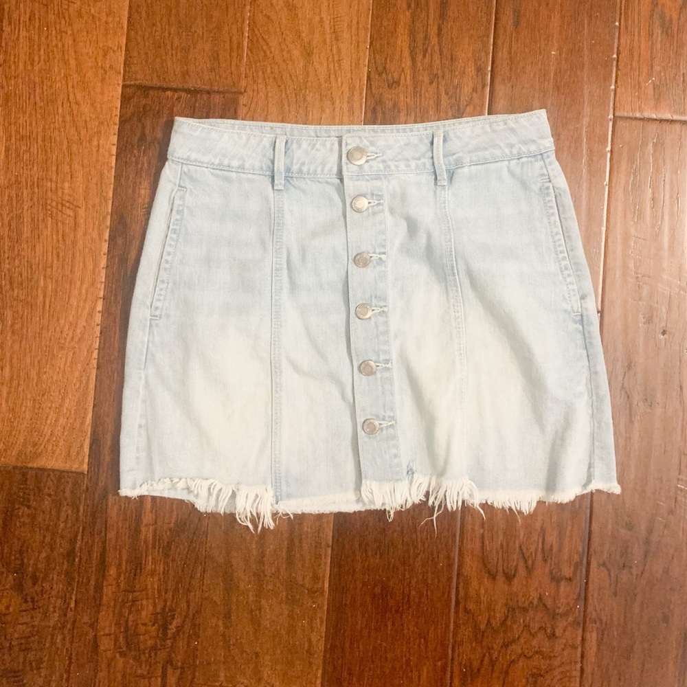 American Eagle Light Wash Skirt
